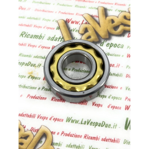 Rodamiento de bolas separable para cigüeñal VESPA 98 V98T 47 x 20 x 12, jaula metálica con anillo extraíble en el cárter del motor.