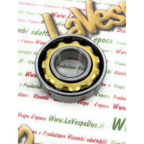 Rodamiento de bolas separable para cigüeñal VESPA 98 V98T 47 x 20 x 12, jaula metálica con anillo extraíble en el cárter del motor.