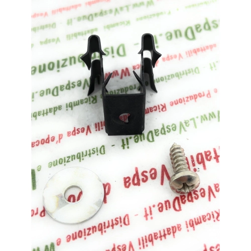 Kit de clip, tornillo y arandela para PIAGGIO CIAO SI BOSS BOXER BRAVO GRILLO SUPERBRAVO para la fijación del deflector de la tapa de la culata ro 139122 008455 013963