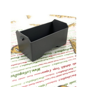 Caja de herramientas trasera gris para PIAGGIO 50 CIAO P PX, original PIAGGIO, de stock antiguo.
