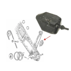 Amortiguador de brazo de rueda para APE 125 A A1T A15T 150 B AB AC P401 175 APE 350 400 400R 450 500 ro 076826 soporte de rueda triangular inferior de almacén