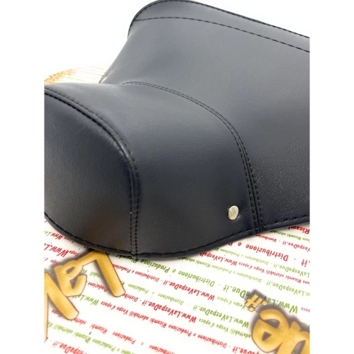 Dark blue saddle cover with 18cm handle holes for VESPA 150 VL1/2/3T VB1T or 610220M