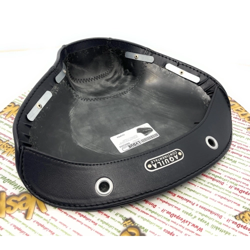 Dark blue saddle cover with 18cm handle holes for VESPA 150 VL1/2/3T VB1T or 610220M