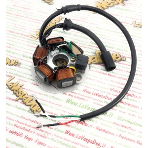 Estator tipo Cem de 6 polos para VESPA PK 125 S APE 50 FL FL2 HP FL3 con arranque eléctrico ro 199500