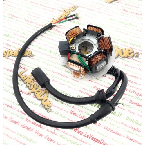 Estator tipo Cem de 6 polos para VESPA PK 125 S APE 50 FL FL2 HP FL3 con arranque eléctrico ro 199500