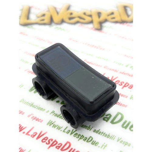 Juego de luces indicadoras VESPA PK 50 80 100 125 S SS automáticas originales PIAGGIO, luz e indicador de flecha para manillar ro 178935, luz de control AZUL y VERDE, completo con tornillos y placa de fijación a la tapa del manillar.