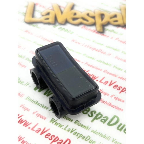 Juego de luces indicadoras VESPA PK 50 80 100 125 S SS automáticas originales PIAGGIO, luz e indicador de flecha para manillar ro 178935, luz de control AZUL y VERDE, completo con tornillos y placa de fijación a la tapa del manillar.