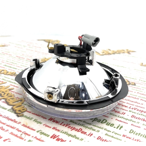 SIEM front headlight assembly VESPA 50 125 HP FL FL2 AUTOMATICA from 1989 to 1997 complete with Ø 135 lamp holder ro 265940