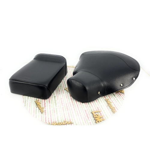 Funda de asiento y kit de cojines azul oscuro para VESPA 125 150 (modelos desde 1959: VNA, VNB, VBB, VBA, GT, GTR, PX, PE, SPRINT) - Producto italiano.