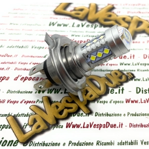 Ampoule LED H4 12W 10-30V, blanche, 6000K, 7,5W, pour motos et voitures Vespa, Lambretta et Ape