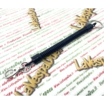 Porte-clés spirale antivol noir anti-perte pour Piaggio Vespa APE CIAO SI BRAVO BOXER Lambretta innocenti bloc d'arbre