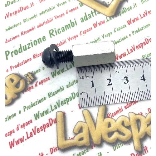 Kit de espaciadores de fijación para la cubierta de refrigeración del cilindro para VESPA 180 200 RALLY VSD VSE, completo con tornillo y arandela.