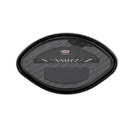 SIP 50000760 2.0 CARBON LOOK VESPA 125 150 160 180 GT VBA VBB GL GS SPRINT SS shell-shaped rev counter speedometer black dial black LCD 20 functions digital analog