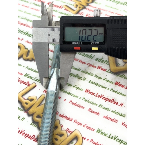 Eje delantero completo de 11 mm x 165 mm para PIAGGIO 50 SI BOSS FREE SI FL2 FREE FL y varios ciclomotores ro 186524