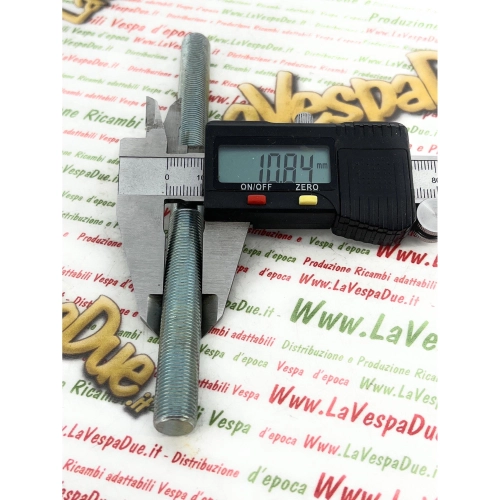 Eje delantero completo de 11 mm x 165 mm para PIAGGIO 50 SI BOSS FREE SI FL2 FREE FL y varios ciclomotores ro 186524