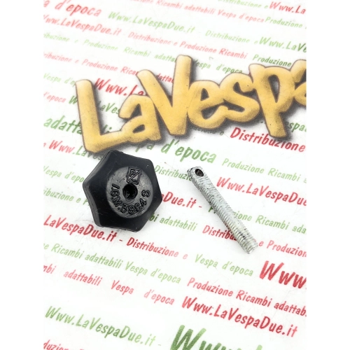 Kit completo de tuerca y pomo de tapón de combustible homologado con varilla de acoplamiento para VESPA 50 90 125 150 160 180 200