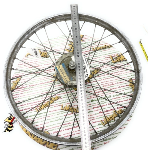 Complete Front Wheel Rim Hub 18 inch Piaggio Boxer 122797