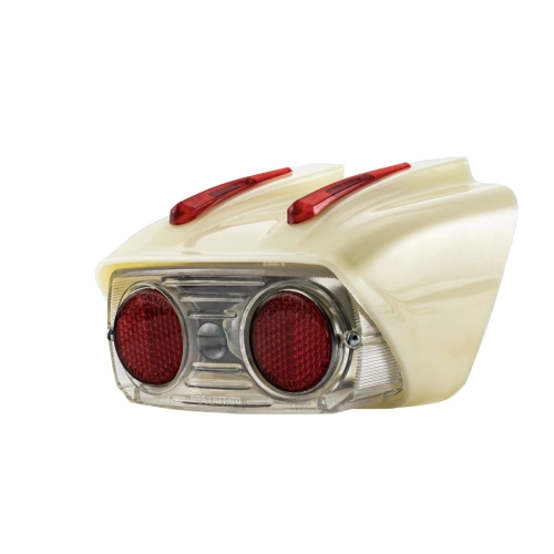 SUPER CATALUX Kunststoff-Rückleuchte für LAMBRETTA 125, 150 LI (1. und 2. Serie) und 175 TV (1. und 2. Serie) – elegantes Zubehör