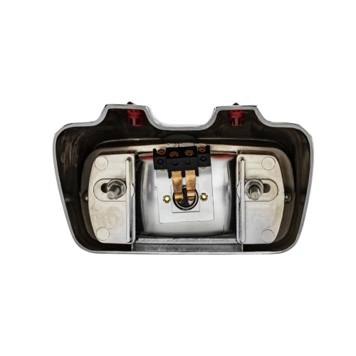 SUPER CATALUX Chrom-Rückleuchte für LAMBRETTA 125, 150 LI (1. und 2. Serie), 175 TV (1. und 2. Serie) – elegantes Zubehör