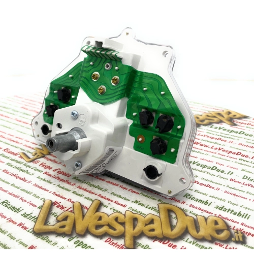 Compteur kilométrique 120 km/h pour Vespa HP 4 FL V FL2 50 90 125 SPEEDMATIC AUTOMATICA, chiffres jaunes avec logo LVDUE, adaptateur ro 290475 269576 269567 265909