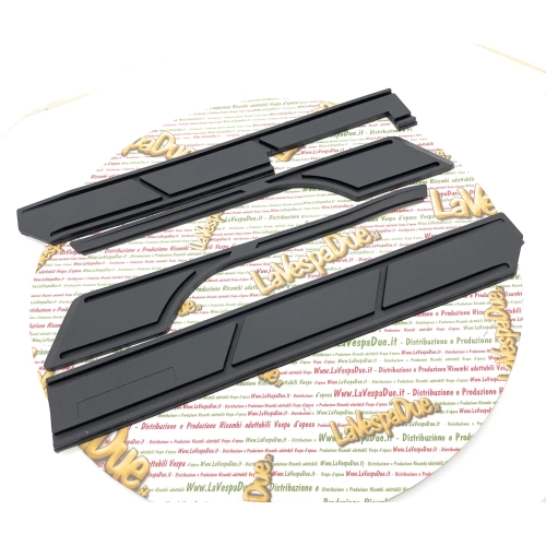 Ensemble de bandes adhésives en caoutchouc noir pour pare-chocs, garde-boue et capots VESPA 80 125 150 200 PX PE ARCOBALENO ELESTART MY, moulures de carrosserie