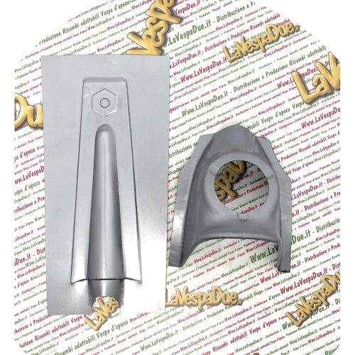 Rejilla frontal hexagonal con soporte para claxon de 3 orificios VESPA 50 90 125 SS NLR VMA1T PREMIUM Cubierta de dirección frontal de chapa metálica de calidad italiana