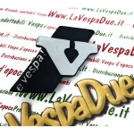 Placa de aluminio "e vespa! V" para baúl superior VESPA PK 50 125 V de baja calidad