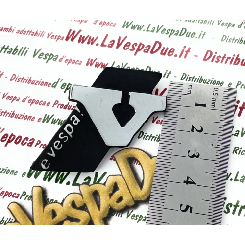 Placa de aluminio "e vespa! V" para baúl superior VESPA PK 50 125 V de baja calidad