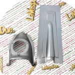 Nasello calandra musetto copristerzo lamierato stemma quadrato VESPA 50 90 125 SS N L R VMA1T portaclacson 3 fori