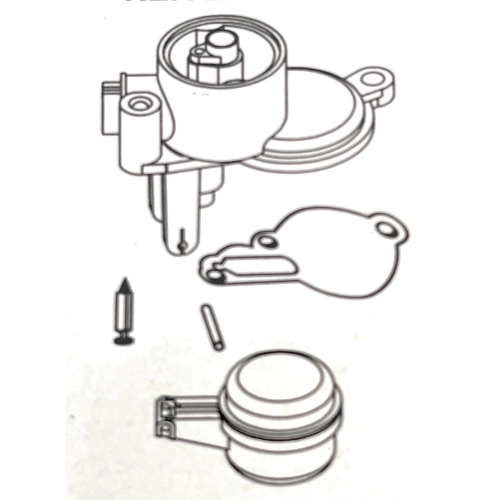 Kit de réparation et de révision du flotteur pour carburateur SI 20 avec pointeau conique non suspendu, compatible avec les modèles VESPA 125 et 150 SUPER SPRINT VBB et VNB TS.