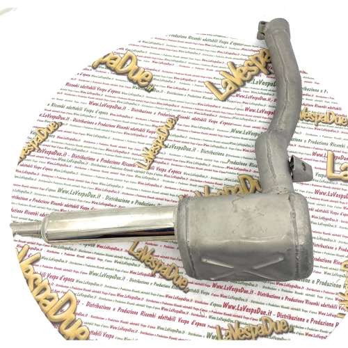 Muffler for VESPA 98 V98T from V98M engine 2298 > ro 002237