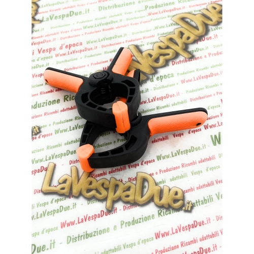 Ensemble de 2 pinces à ressort en nylon de 3 pouces, 8 cm, avec une ouverture maximale de 4 cm.
