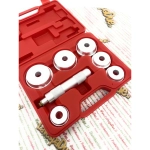Bearing guide and oil seal assembly tool for VESPA APE LAMBRETTA 50 80 90 125 150 160 180 200 set with 6 aluminum bushings mm 40 45 50 60 63 65