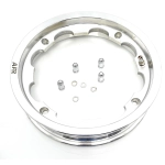 LAMBRETTA 125 150 200 LI S SX DL GP aluminum tubeless rim for 3.00 3.50 - 10 " tires