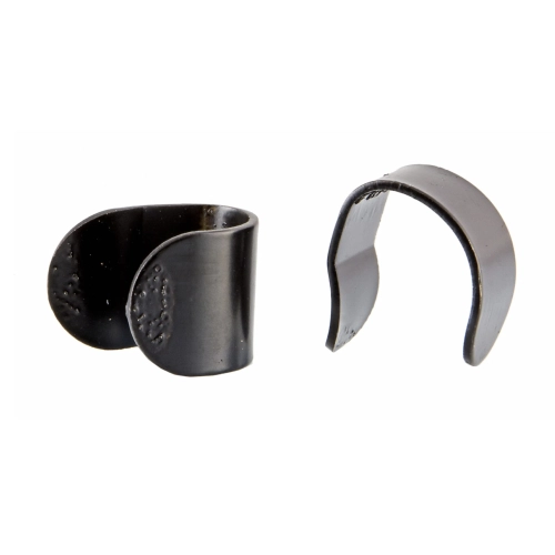 Par de abrazaderas de acero para anclar el borde del protector de goma VESPA 50 80 90 125 150 160 180 200 PX PE SPECIAL GS SS VBA VBB topes de gancho