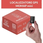 Localizzatore GPS MoMap Mini magnetico autonomo per Vespa Ape Lambretta Moto Quod Barca Borsa Barca antifurto portatile