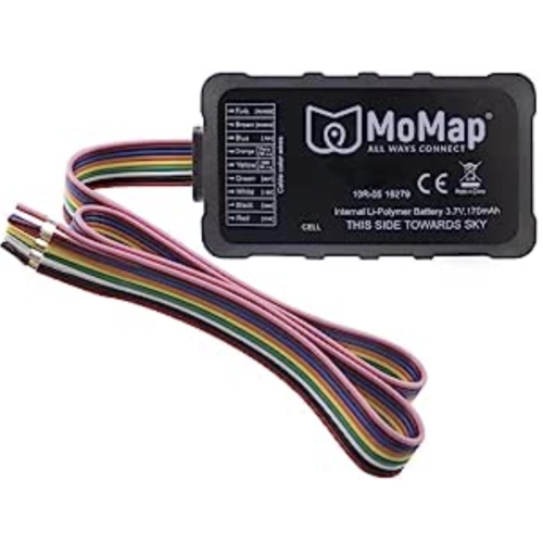 Traceur GPS MoMap pour Vespa, Ape, Lambretta, Moto Quod, Bateau, Antivol avec bloc moteur 6V 12V 24V 30V