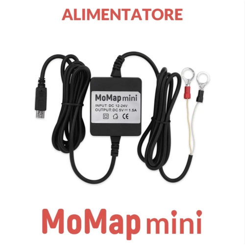 Festes Micro-USB-Netzteil für MoMap Mini 12V 24V für Vespa Ape Lambretta Moto Quod Bootstasche, tragbar, diebstahlsicher