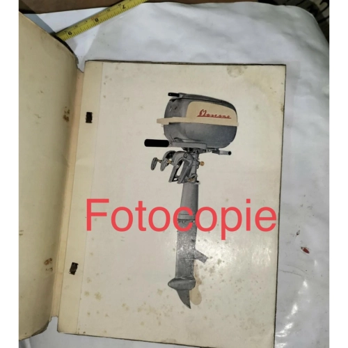 Photocopies du manuel d'utilisation et d'entretien du moteur hors-bord marin PIAGGIO MOSCONE