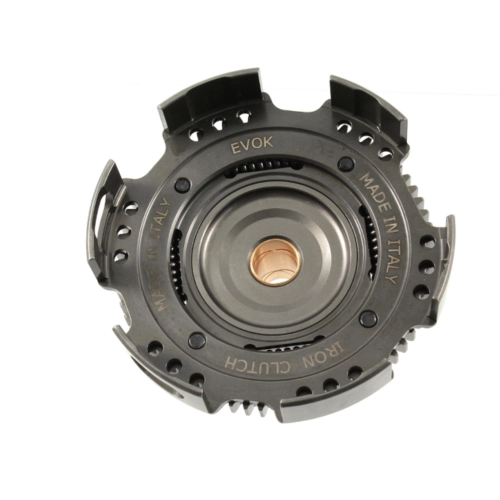 Clutch bell EVOK IRON CLUTCH 72 straight teeth VESPA 50 SPECIAL PK 90 SS 125 PK XL PRIMAVERA ET3 APE 50 FL FL2 FL3 HPPERFORMANCE SELECTOR