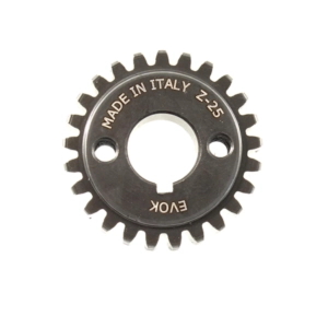 Pignon à 25 dents pour cloche d'embrayage EVOK à denture droite VESPA 50 SPECIAL PK 90 SS 125 PK XL PRIMAVERA ET3 APE 50 FL FL2 FL3 HP PERFORMANCE SELECTOR