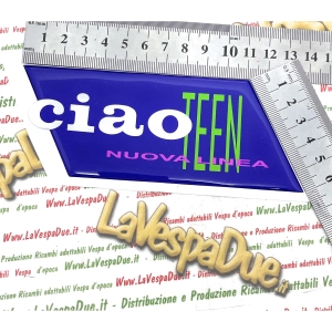 Harzbeschichtete Platte mit Klebebuchstaben CIAO TEEN NEW LINE für PIAGGIO CIAO 50 ro 247913 C7E2T C7V4T