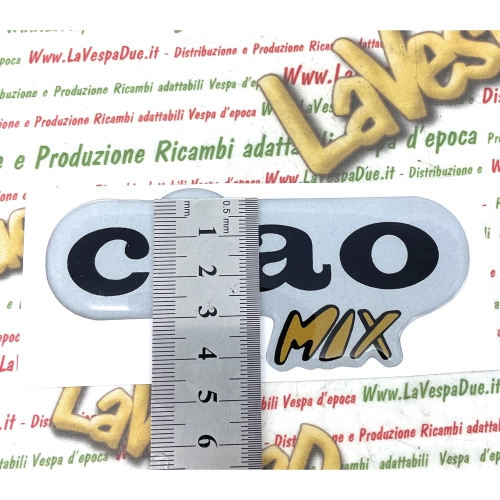 Resin-coated plate Adhesive lettering CIAO MIX for Piaggio CIAO 50 ro 274183