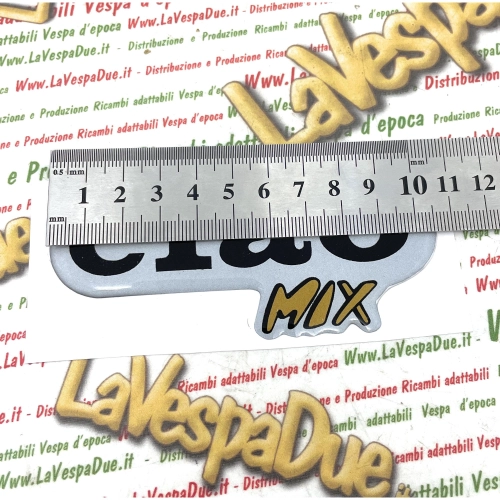 Resin-coated plate Adhesive lettering CIAO MIX for Piaggio CIAO 50 ro 274183