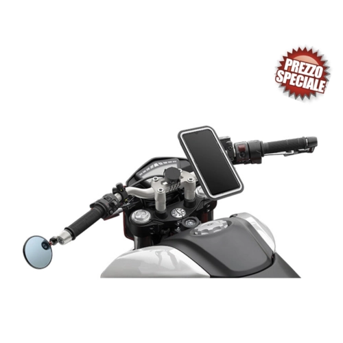 Universal mobile phone holder for handlebars from 20 to 50 mm MOTO MOUNT size M FARO BASSO VN VM V1 V15 V30 V33 VL for APPLE IPHONE SAMSUNG HUAWEI ONE+