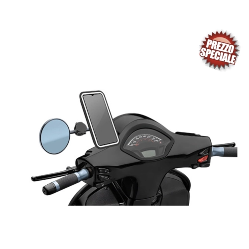 Soporte universal para teléfono móvil para manillares y espejos de 10 a 20 mm. MONTAJE PARA SCOOTER, tamaño M, FARO BAJO VN VM V1 V15 V30 V33 VL para APPLE IPHONE SAMSUNG HUAWEI ONE+