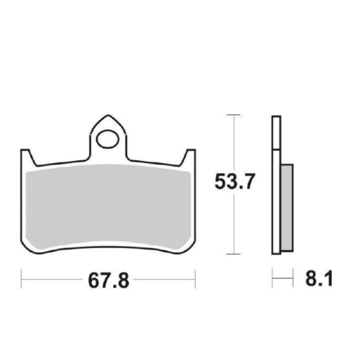 SBS 622HS Front Brake Pads for Honda NSR CB RVF NR HORNET CBR