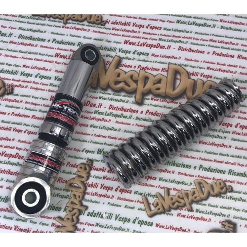 Kit de amortiguador delantero oleoneumático CARBONE HI-TECH con muelle reforzado de 155 mm de longitud para VESPA 125 150 VBB VNB VBA GL VN2T VNA VL1 VL2 VL3