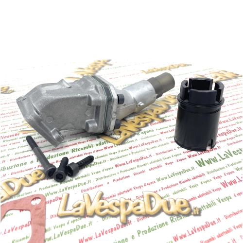 Colector de admisión de láminas simple POLINI 215.0232, diámetro 21,5 mm para VESPA 50 HP PK XL S con 3 orificios