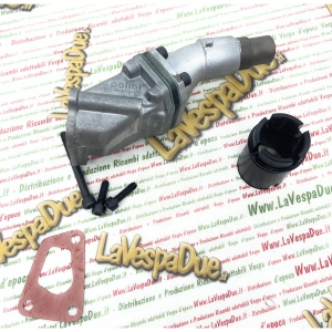 Colector de admisión de láminas simple POLINI 215.0232, diámetro 21,5 mm para VESPA 50 HP PK XL S con 3 orificios
